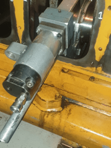 Grinding of Crankshaft of Caterpillar engine
