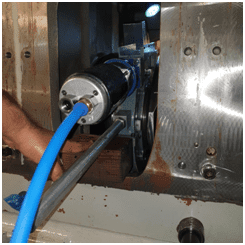 Process of grinding of crankshaft of MAN Aux.Engine model