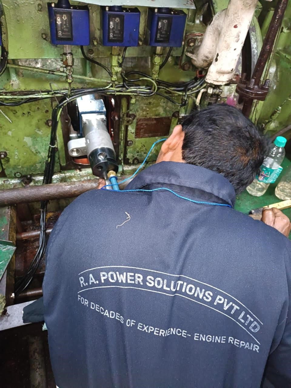 Crankshaft Repair of Yanmar Engine 6N165 on board a vessel RA Power| Experience of 43 years