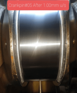 Grinding & polishing of crankpin of Wartsila Engine model 8L32