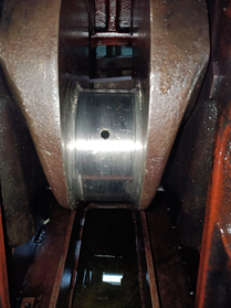 Repair of Crankpin of Yanmar Engine 6N165 