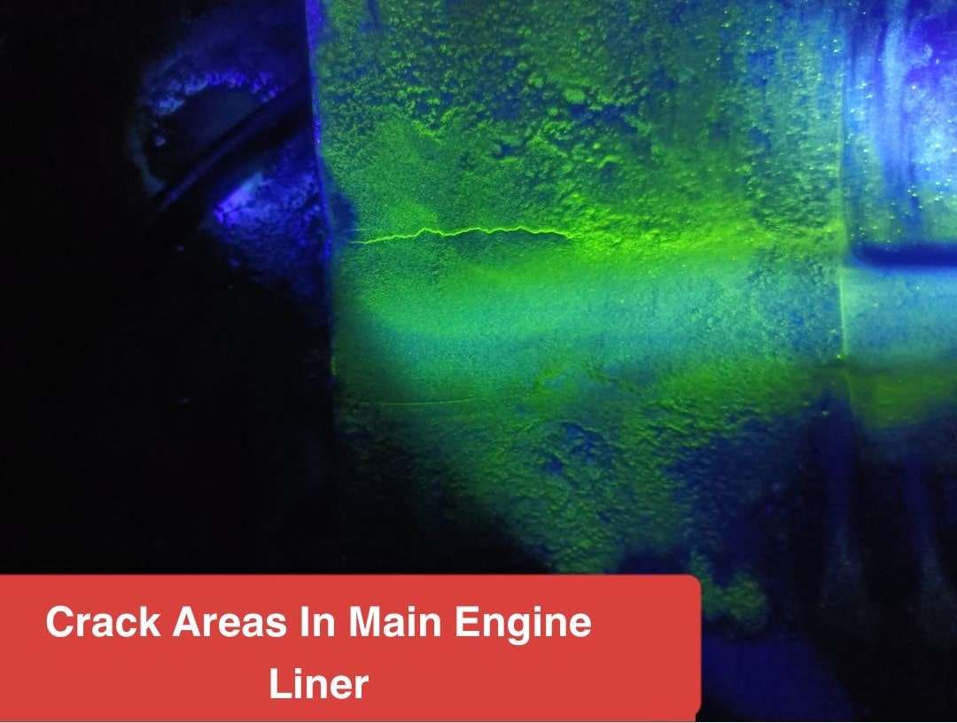 ENGINE COMPONENTS CRACK REPAIR BY METAL LOCKING AND METAL STITCHING PROCESS