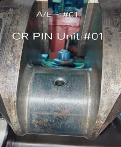 Damaged Crankpin of MAK 6M20 Auxiliary Engine