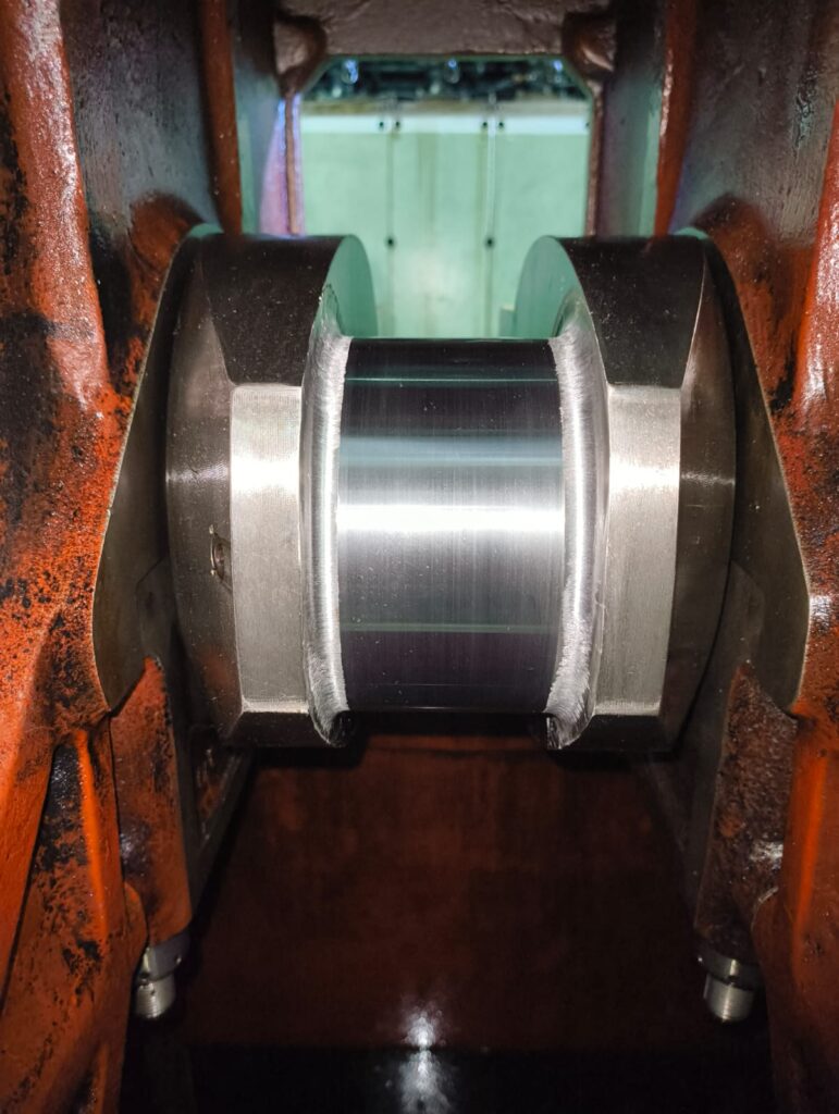 MAN B&W 5L16/24 Crankshaft Crankpin After Grinding And Polishing