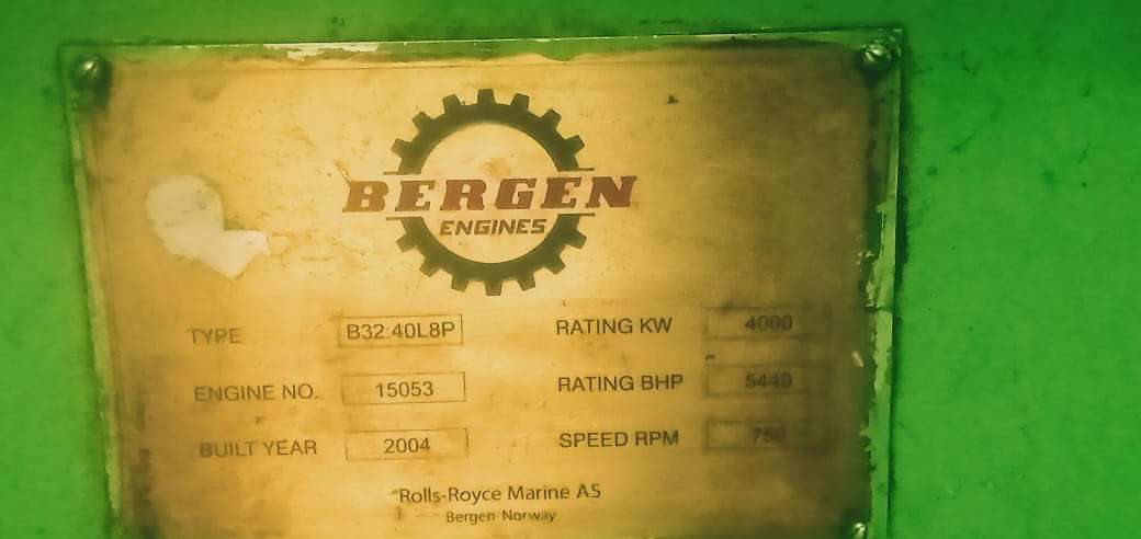 Rolls-Royce Bergen B32 40L8P Engine Crankshaft