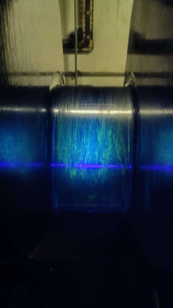 Magnetic Particle Inspection of Bergen B32:40L8P Crankshaft