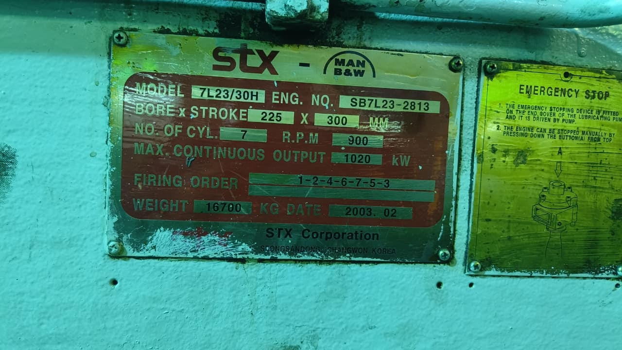 MAN 7L23/30H Crankshaft Repair at Khor Al Zubair Port, Iraq