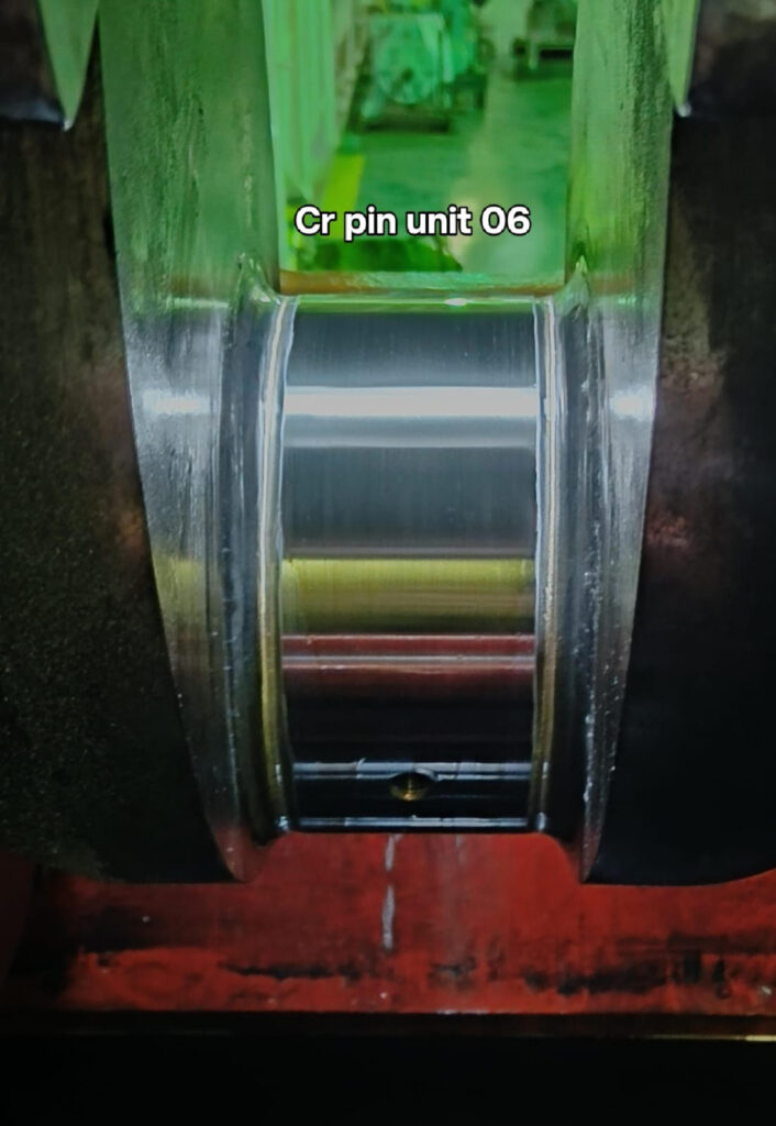 Crankpin Surface Finish After Grinding and Polishing