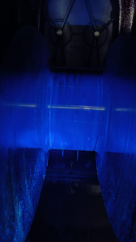 Magnetic Particle Inspection of MAK-3 8CM32C Crankshaft